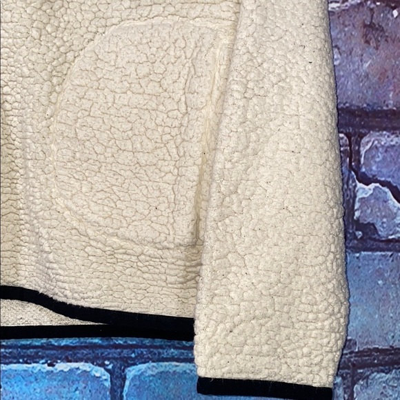 Bp Cozy Jacket Cream Sherpa Pullover Large - Picture 4 of 6